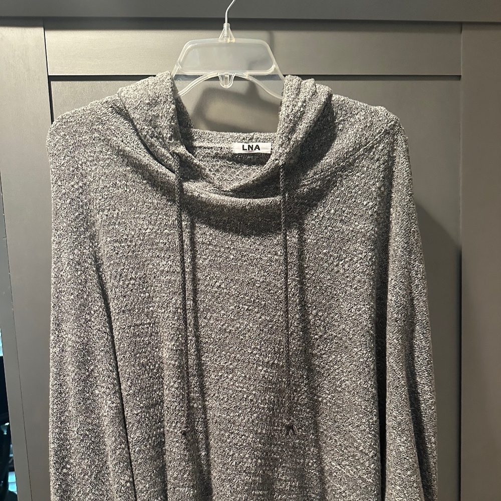 LNA Grey Multi Hoodie